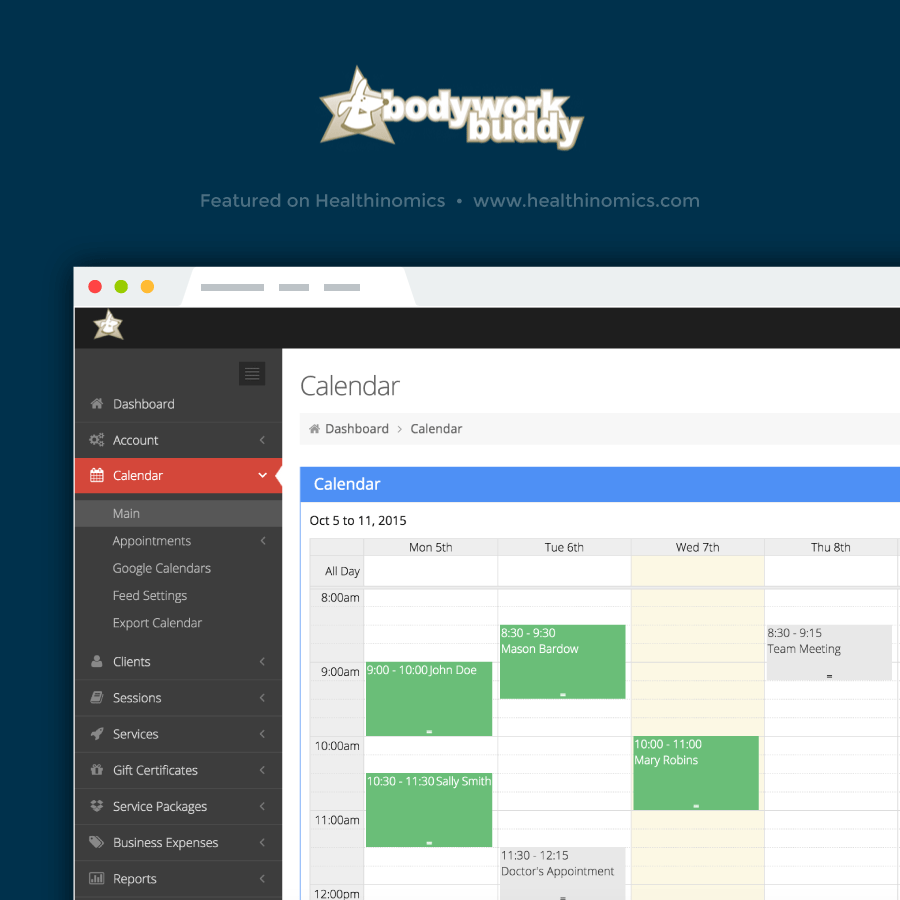 Online Scheduling Software – Bookwork Buddy | Featured on Healthinomics
