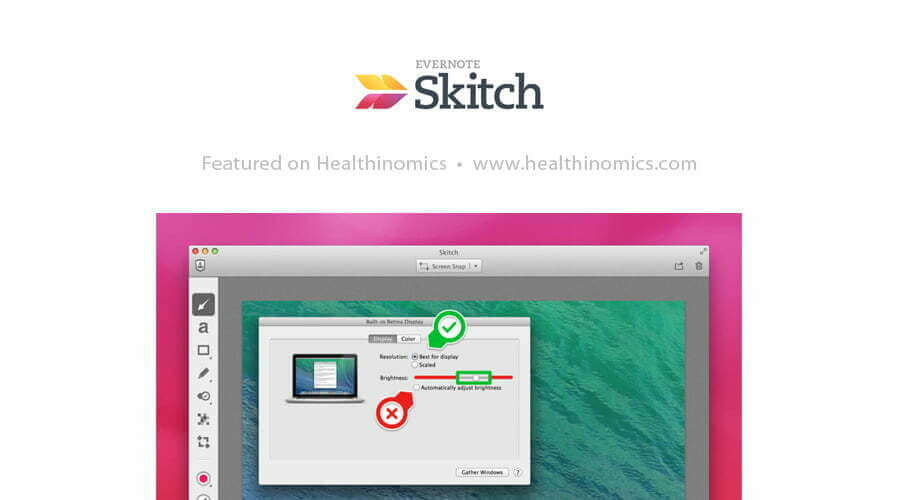 Skitch - 33 Free Tools You Can't Afford To Run Your Business Without | Healthinomics Blog