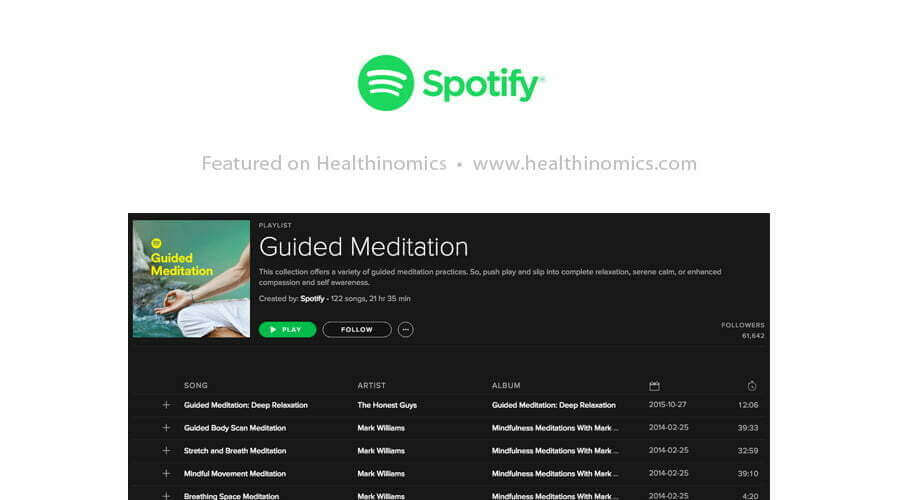 Spotify - 33 Free Tools You Can't Afford To Run Your Business Without | Healthinomics Blog