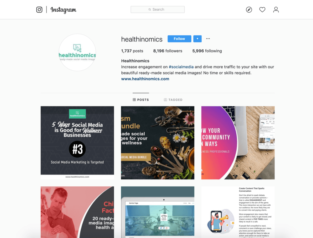 healthinomics instagram feed