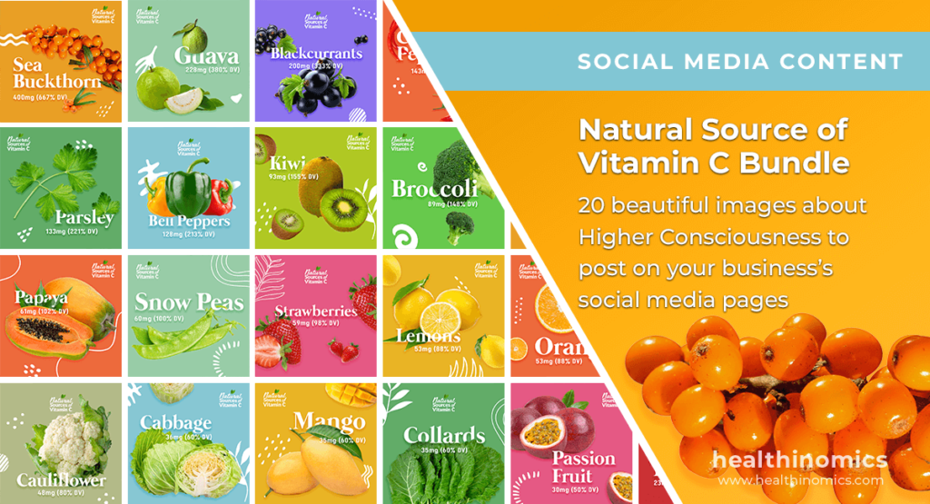 Social Media Images - Natural Sources of Vitamin C Bundle | Healthinomics Social Media Images - Natural Sources of Vitamin C Bundle | Healthinomics