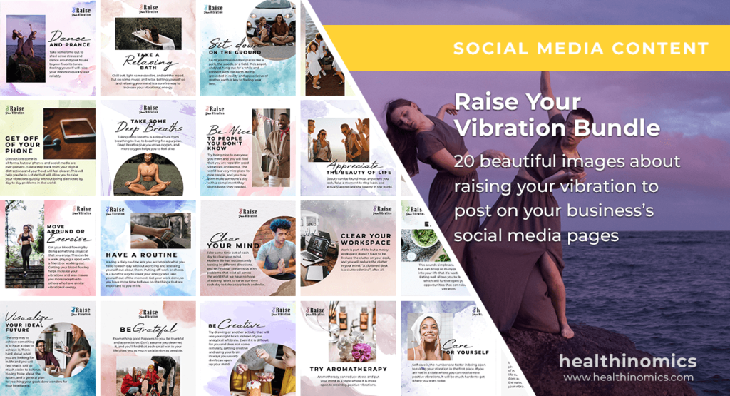 Social Media Images - Raising your Vibration Bundle | Healthinomics