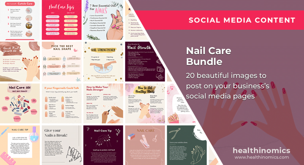 Social Media Images - Nail Care Bundle | Healthinomics
