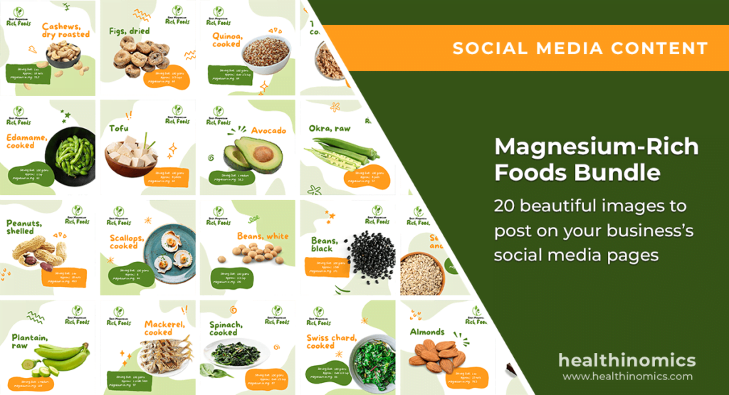 Social Media Images - Best Magnesium Rich Foods | Healthinomics Social Media Images - Best Magnesium Rich Foods | Healthinomics