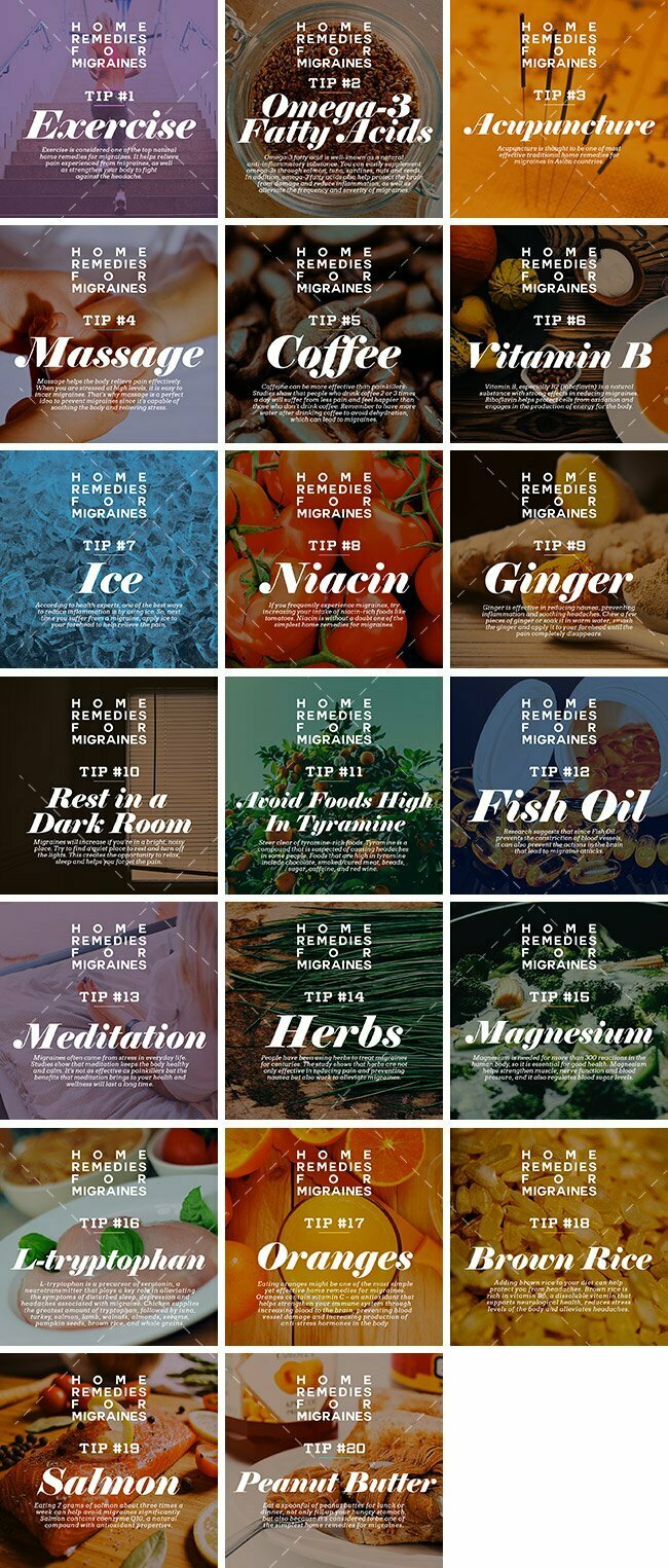 Home Remedies For Migraines Bundle | By Healthinomics