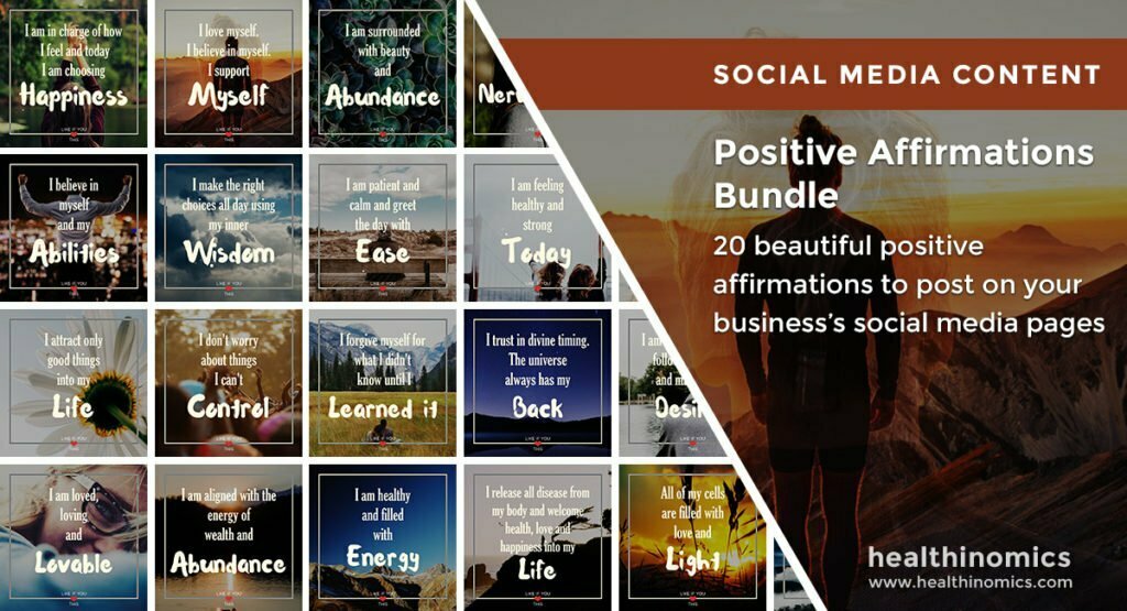 Positive Affirmations Bundle | By Healthinomics Positive Affirmations Bundle | By Healthinomics