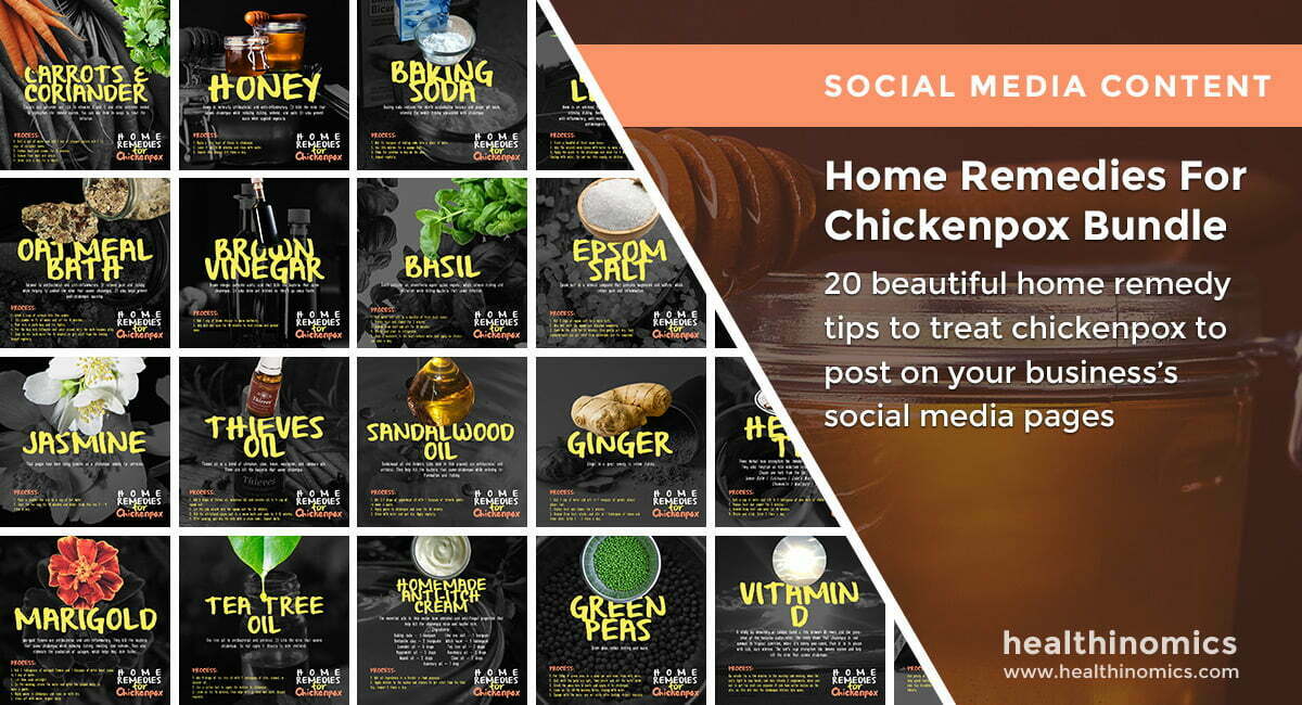 Home Remedies For Chickenpox Bundle | By Healthinomics