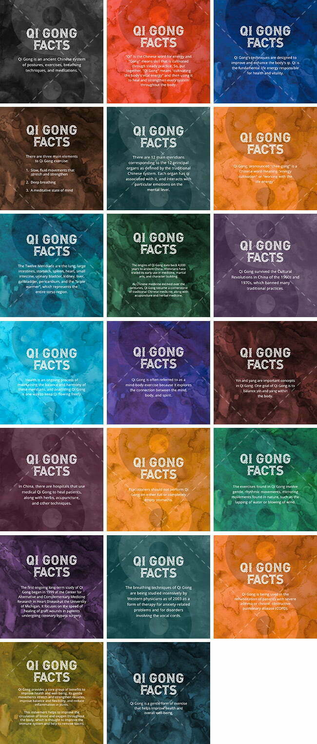 Qi Gong Facts Bundle | By Healthinomics