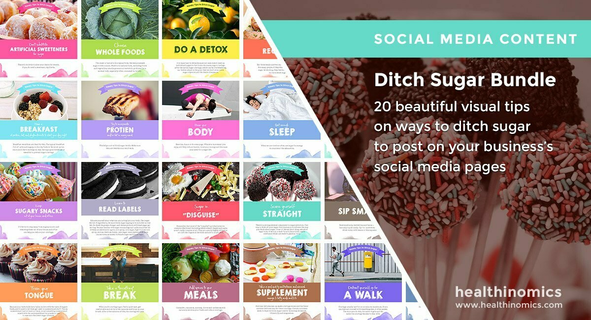 Social Media Images – Ditch Sugar Bundle | Healthinomics.com