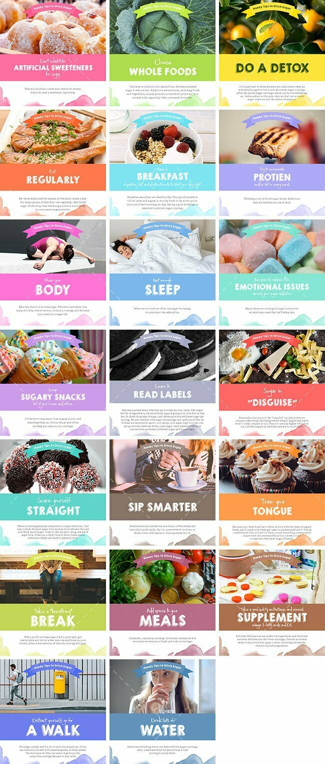 Social Media Images – Ditch Sugar Bundle | Healthinomics.com