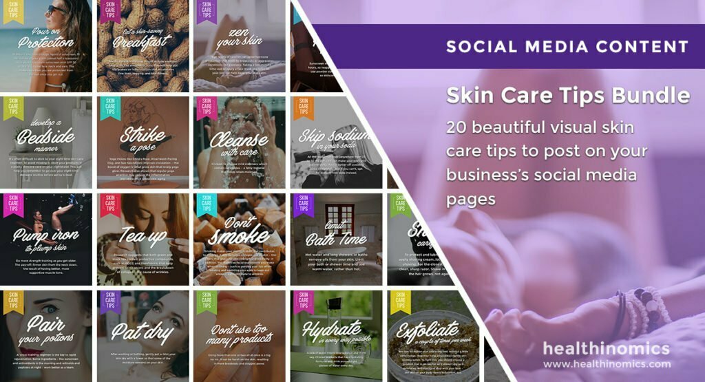 Social Media Images – Skin Care Tips Bundle | Healthinomics.com Social Media Images – Skin Care Tips Bundle | Healthinomics.com