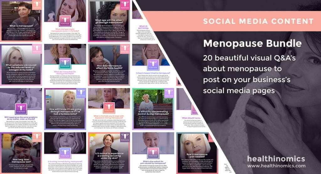 Social Media Images – Menopause Bundle | Healthinomics.com