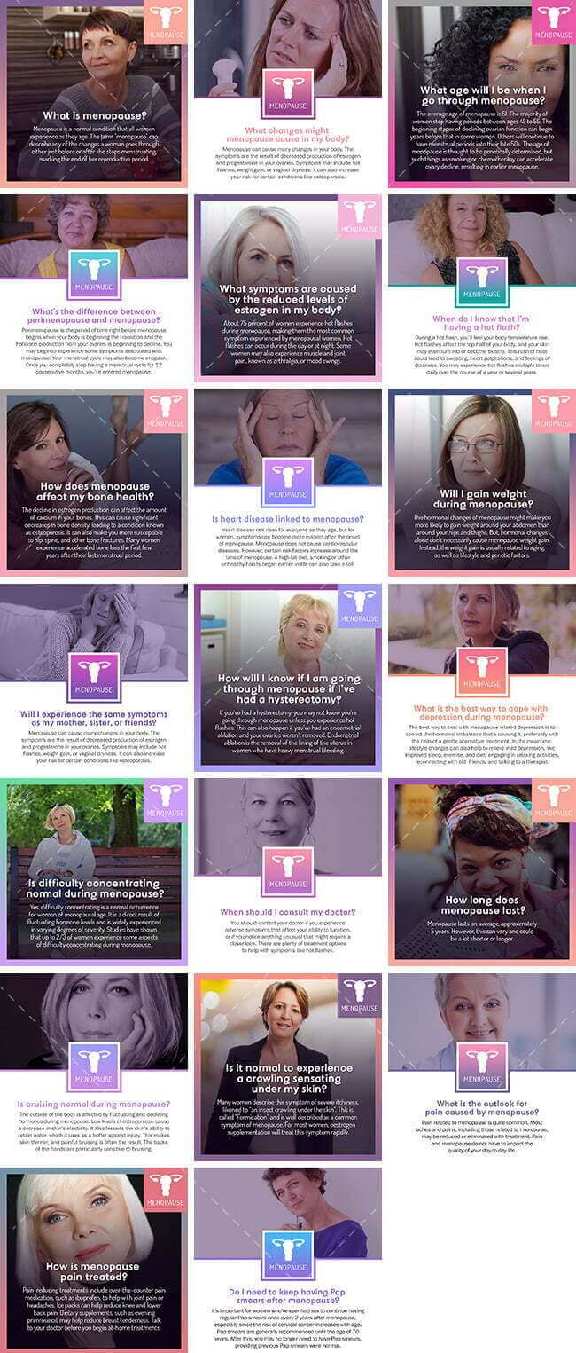 Social Media Images – Menopause Bundle | Healthinomics.com