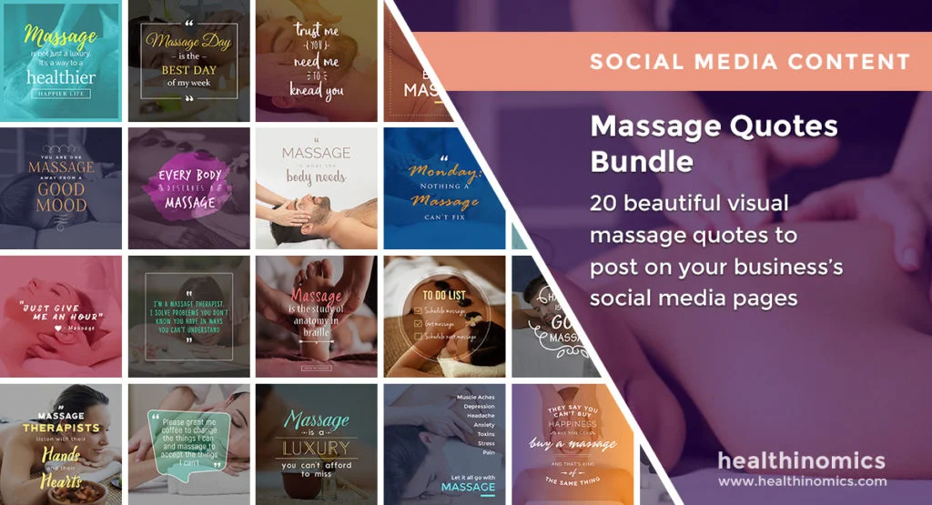 Social Media Images – Massage Quotes Bundle | Healthinomics.com Social Media Images – Massage Quotes Bundle | Healthinomics.com