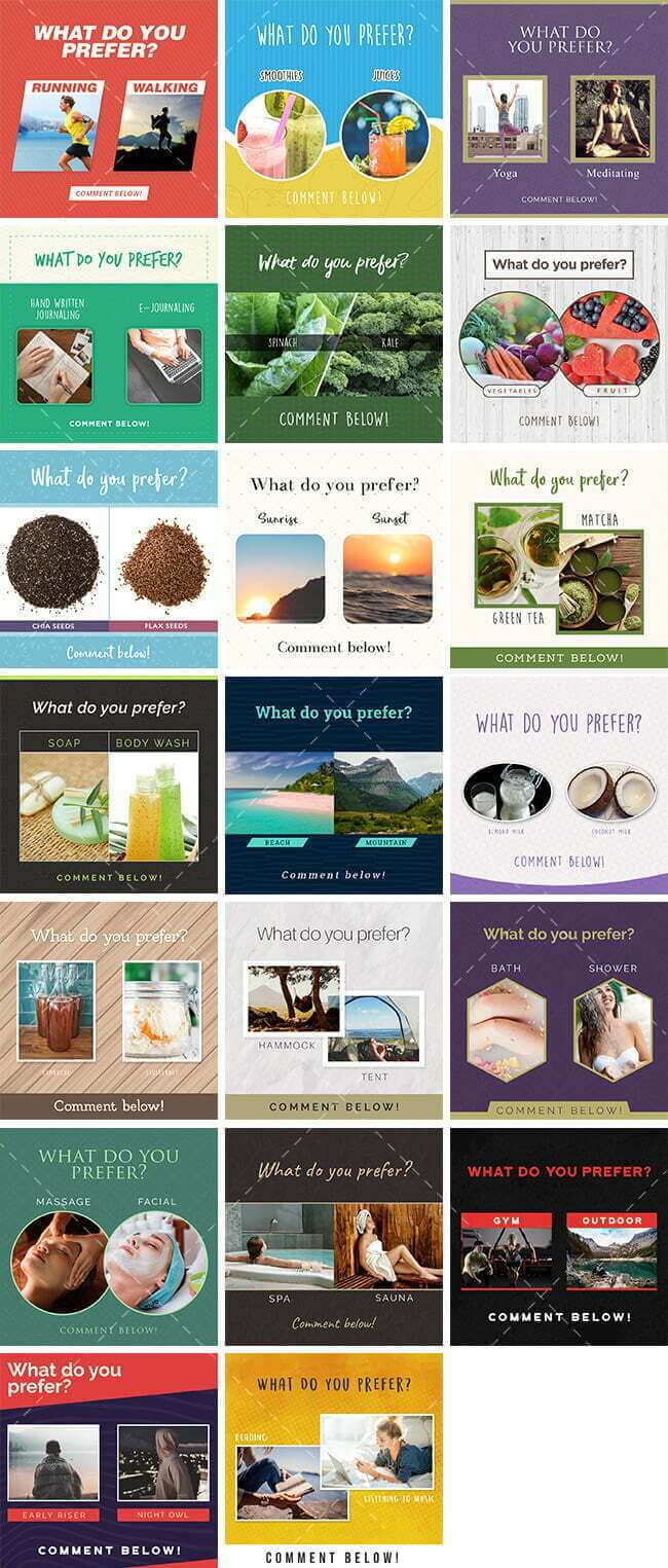 Social Media Images – This Or That Wellness Bundle | Healthinomics.com