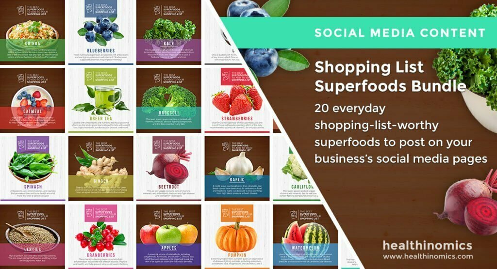 Social Media Images - Shopping List Superfoods Bundle | Healthinomics.com Social Media Images - Shopping List Superfoods Bundle | Healthinomics.com