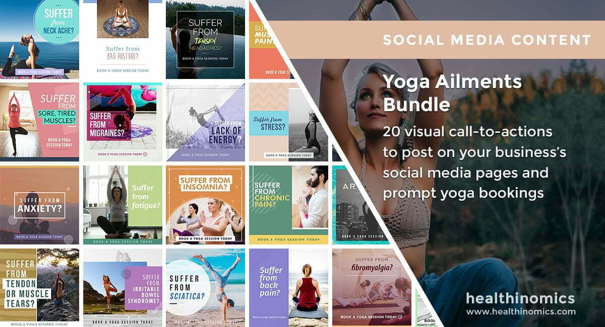 Social Media Images - Yoga Ailments Bundle | Healthinomics.com