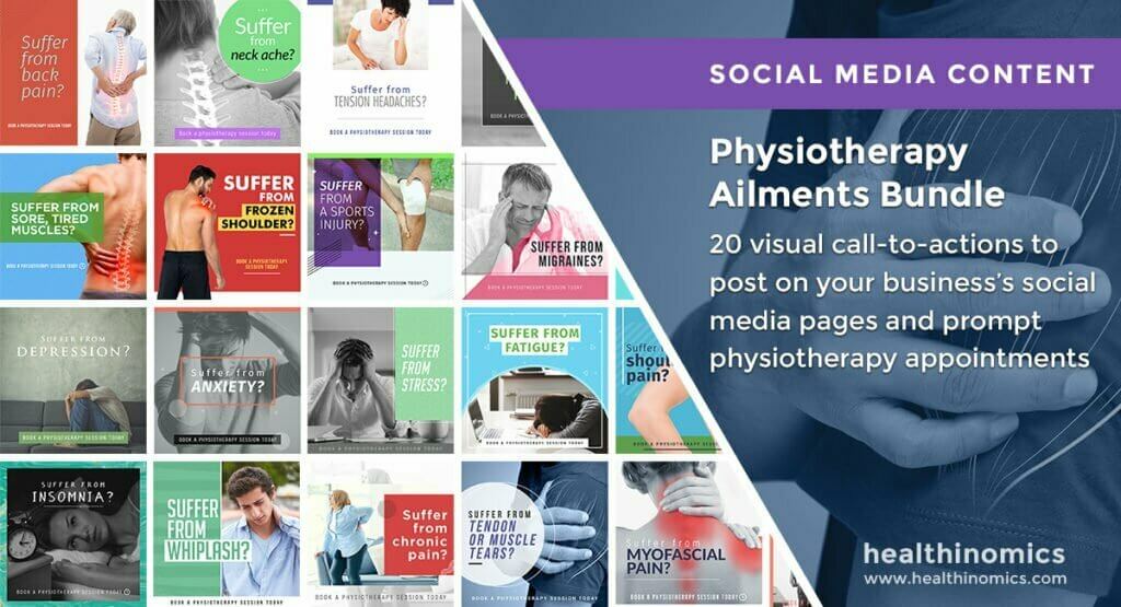 Social Media Images - Physiotherapy Ailments Bundle | Healthinomics Social Media Images - Physiotherapy Ailments Bundle | Healthinomics