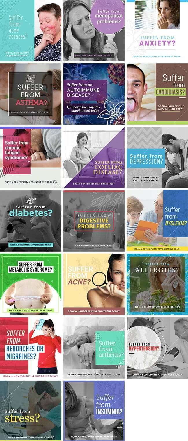 Homeopathy Ailments Bundle 1 Homeopathy Ailments Bundle | By Healthinomics