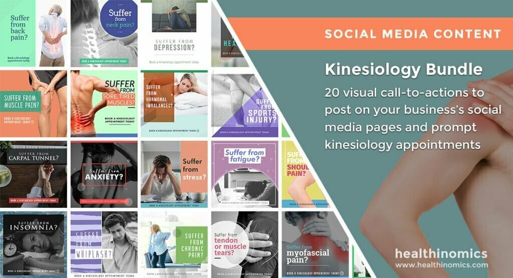 Social Media Images - Kinesiology Ailments Bundle | Healthinomics