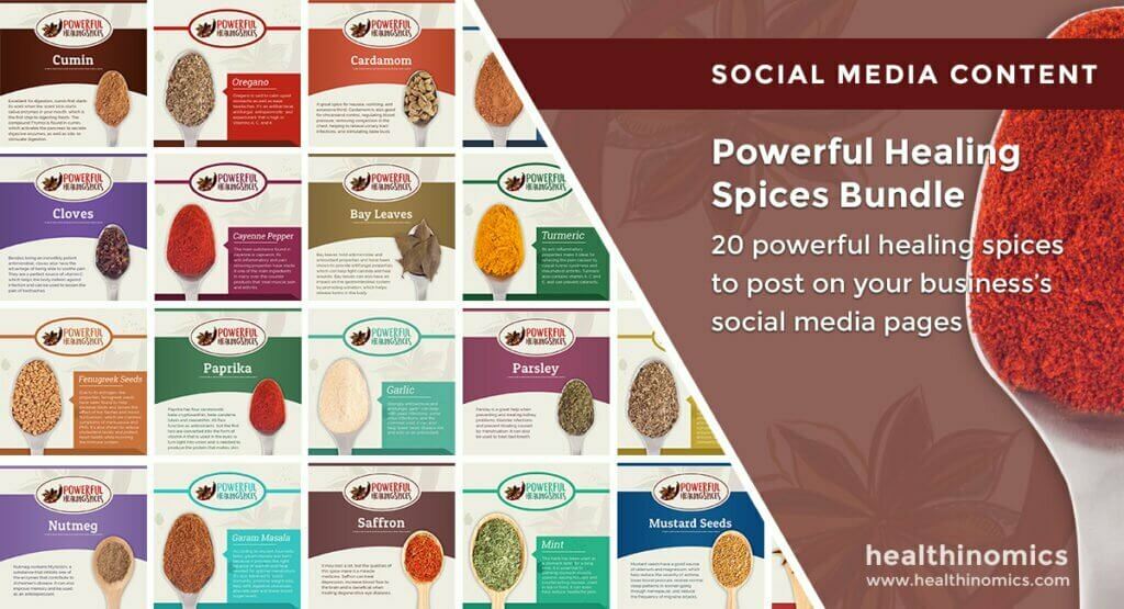 Social Media Images - Powerful Healing Spices Bundle | Healthinomics