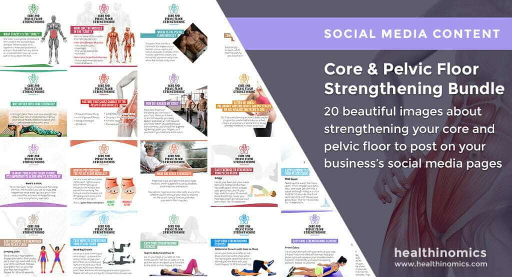 Social Media Images - Core and Pelvic Floor Strengthening Bundle | Healthinomics