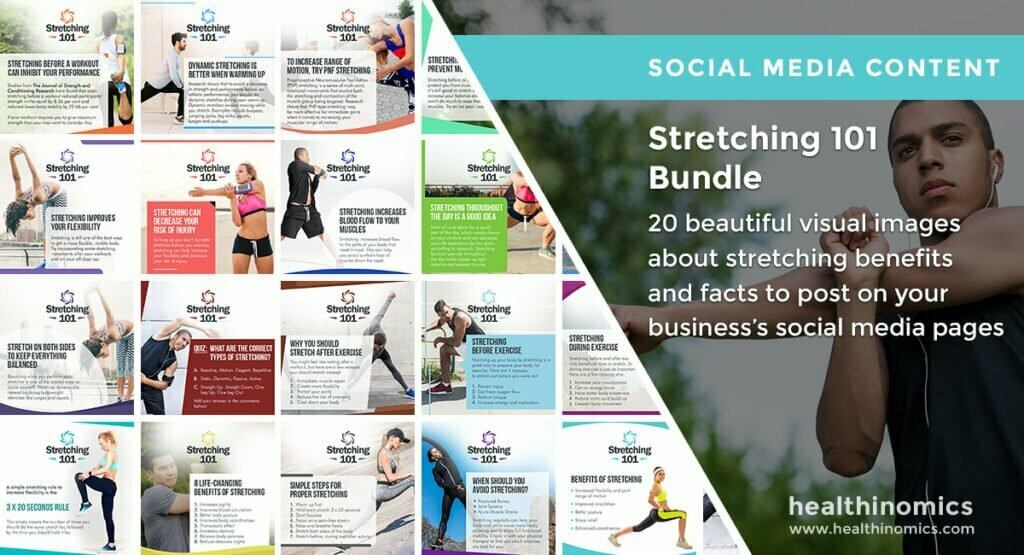 Social Media Images - Stretching 101 Bundle | Healthinomics