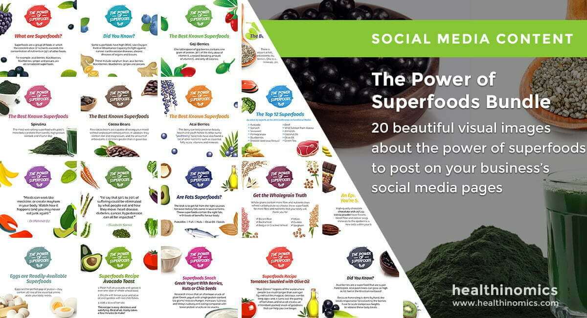 Social Media Images - The Power of Superfoods Bundle | Healthinomics
