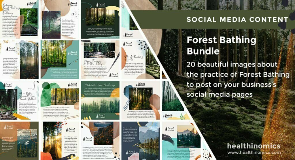 Social Media Images - Forest Bathing Bundle | Healthinomics