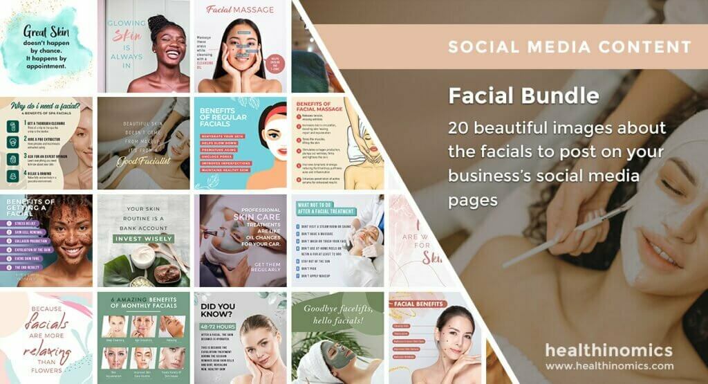 Social Media Images - Facial Bundle | Healthinomics