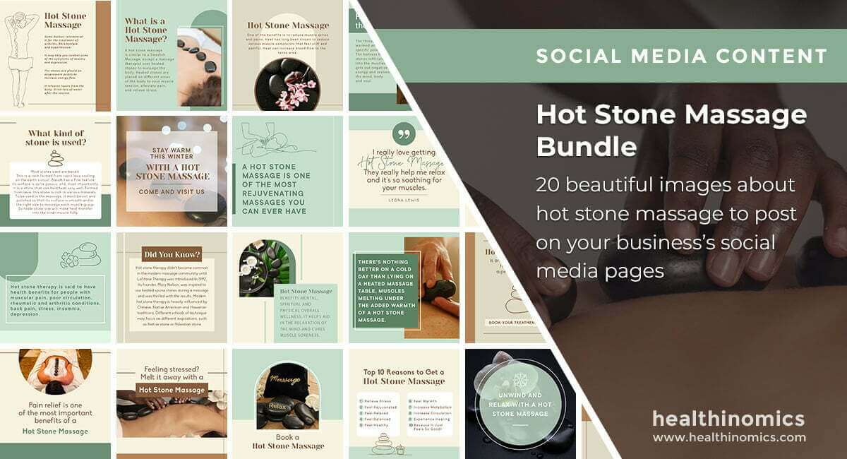 Social Media Images - Hot Stone Massage Bundle | Healthinomics