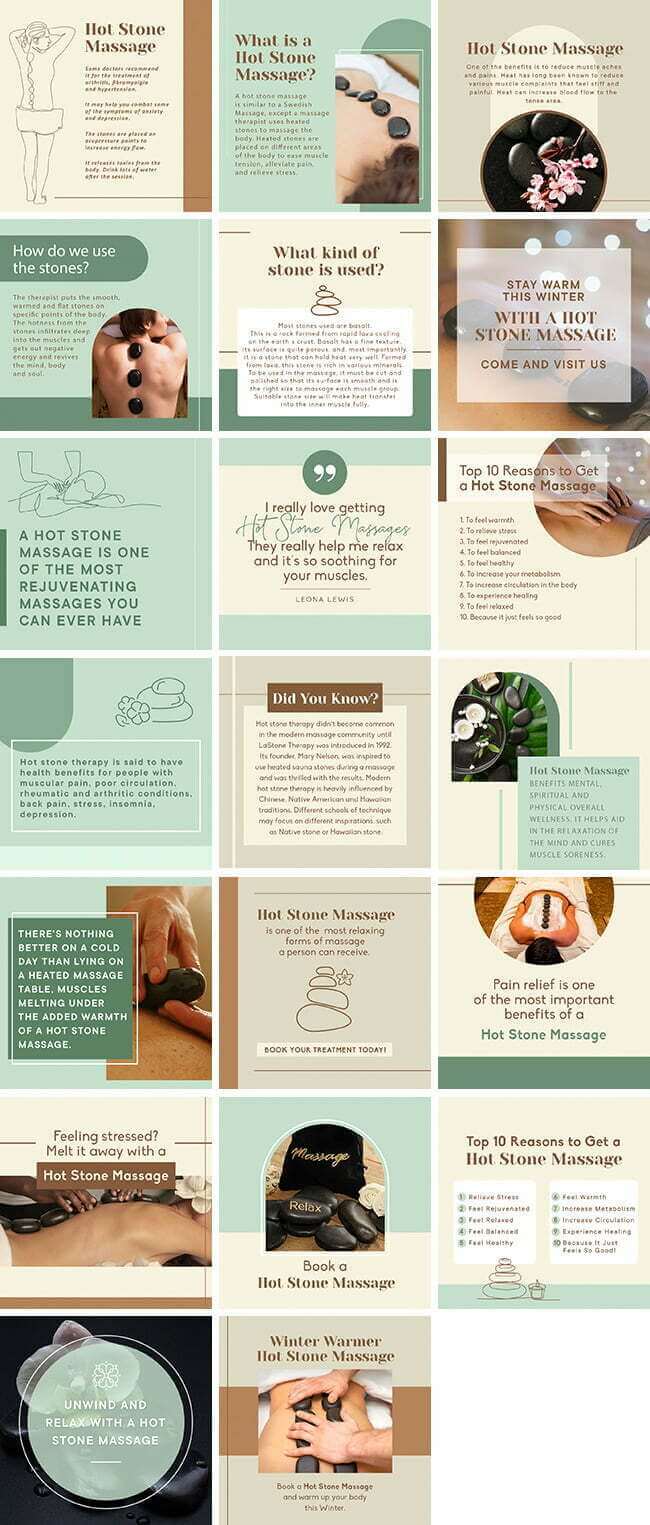 Hot Stone Massage Bundle | By Healthinomics