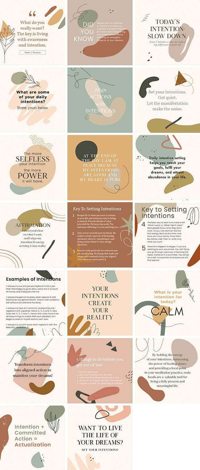 Intentions Bundle 1 Intentions Bundle | By Healthinomics