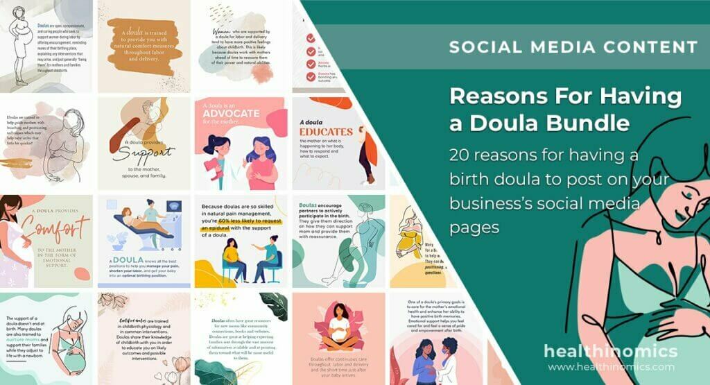 Social Media Images - Reasons For Having a Doula Bundle | Healthinomics Social Media Images - Reasons For Having a Doula Bundle | Healthinomics