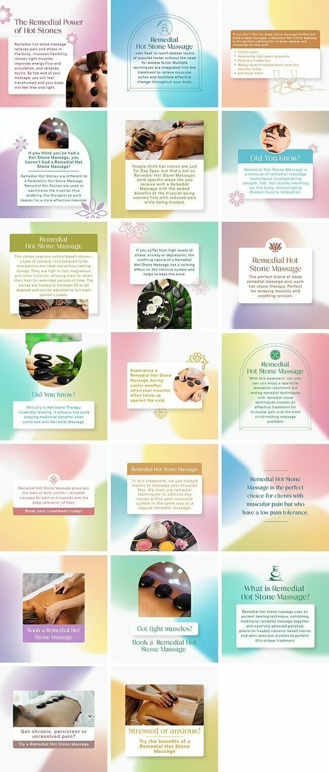 Remedial Hot Stone Massage Bundle | By Healthinomics
