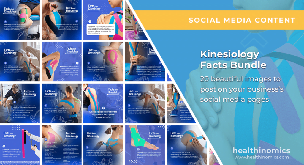 Social Media Images - Kinesiology Facts Bundle | Healthinomics