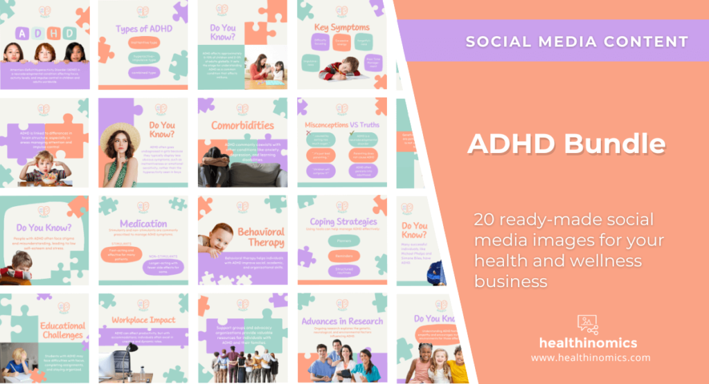 Social Media Images - ADHD BUNDLE | Healthinomics