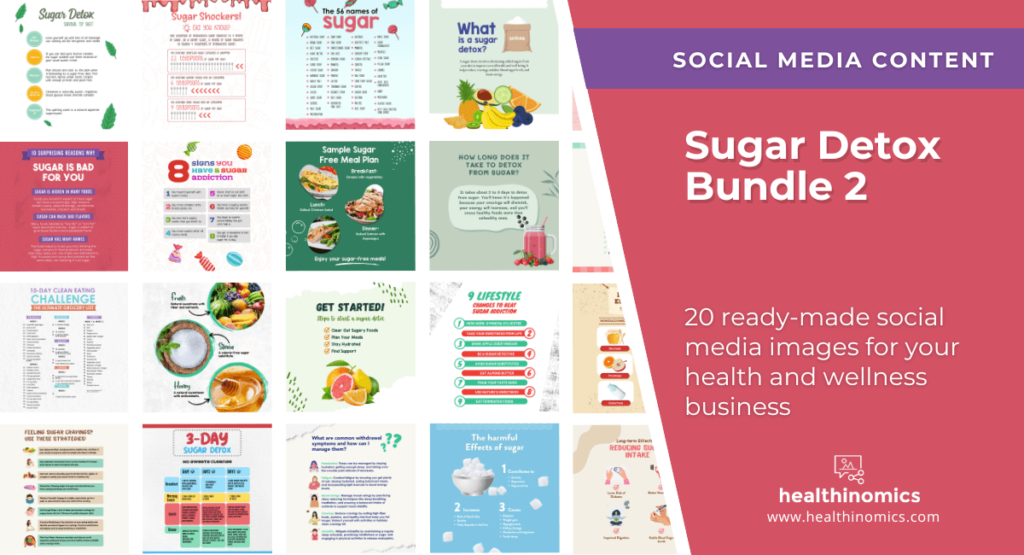 Social Media Images - Sugar Detox Bundle | Healthinomics Social Media Images - Sugar Detox Bundle | Healthinomics