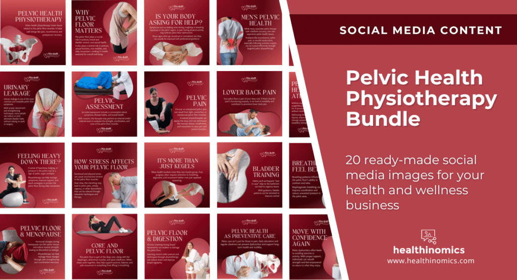 Social Media Images - PELVIC HEALTH PHYSIOTHERAPY BUNDLE | Healthinomics